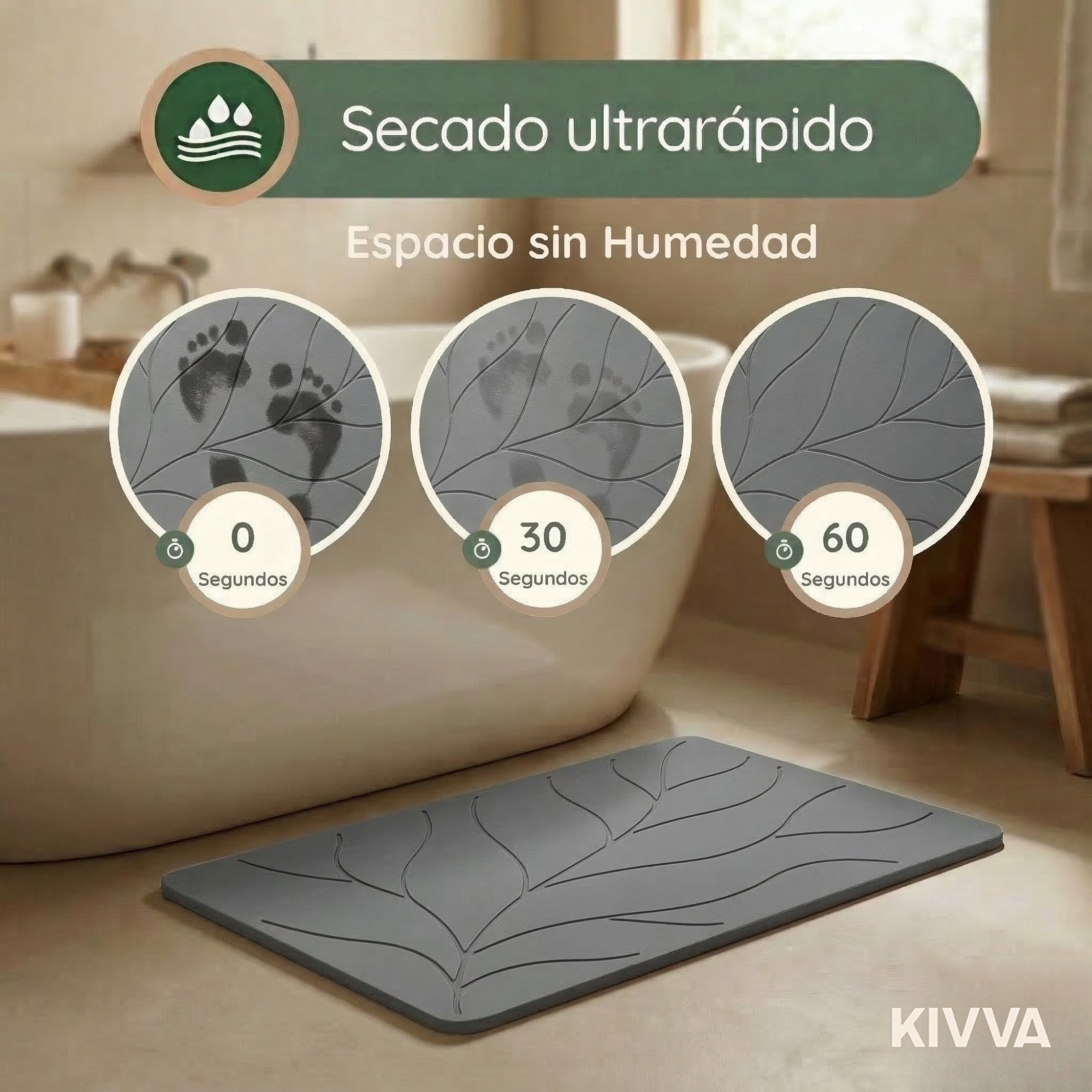 KIVVA LEAF DARK GREY